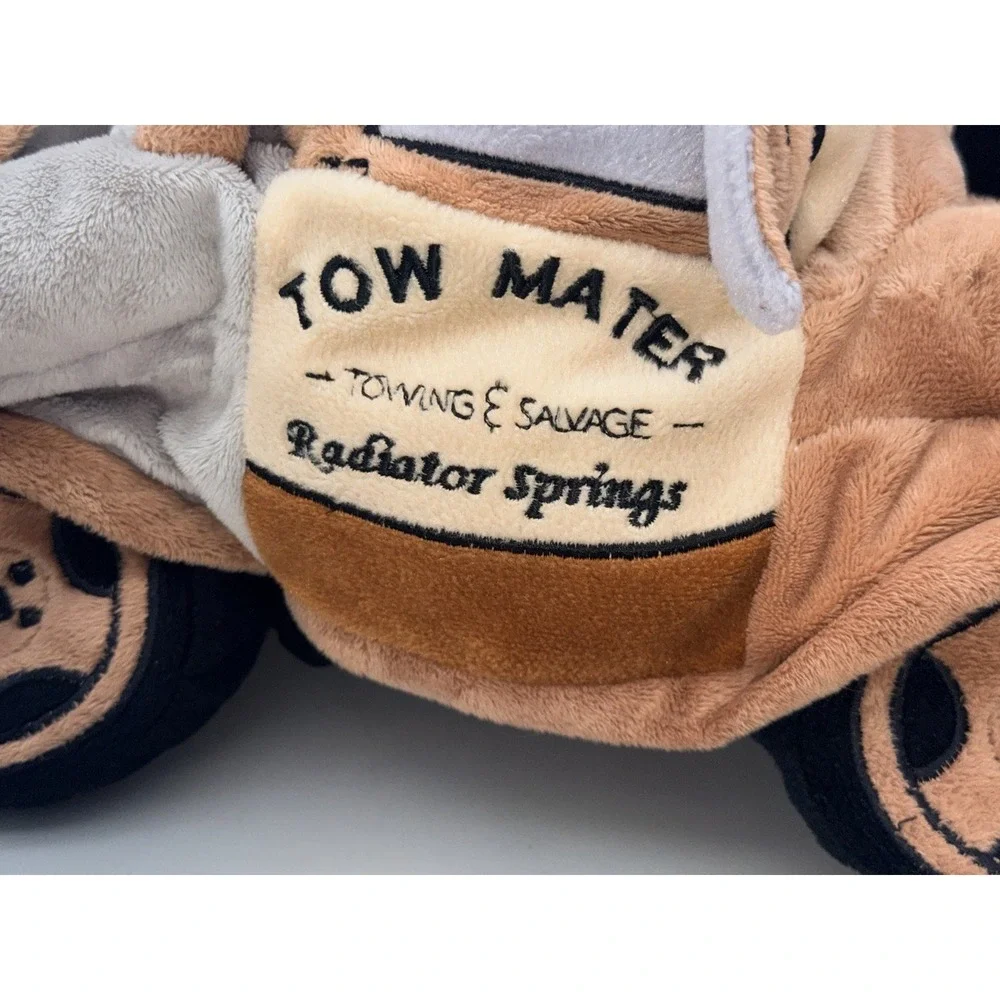 Disney Pixar Cars Tow Mater Plush Pillow Cushion 18x10 Radiator Springs